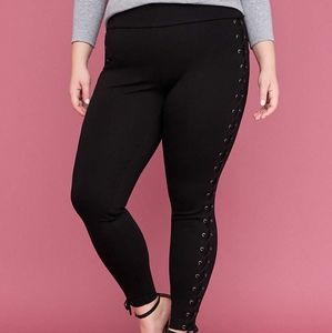 Torrid tie up side leggings